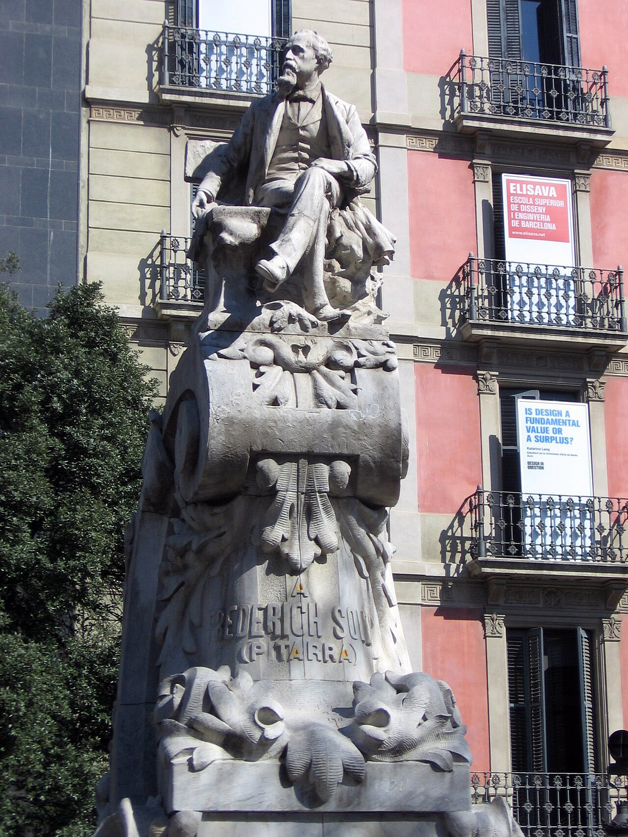 A Frederic Soler by Agustí Querol Subirats