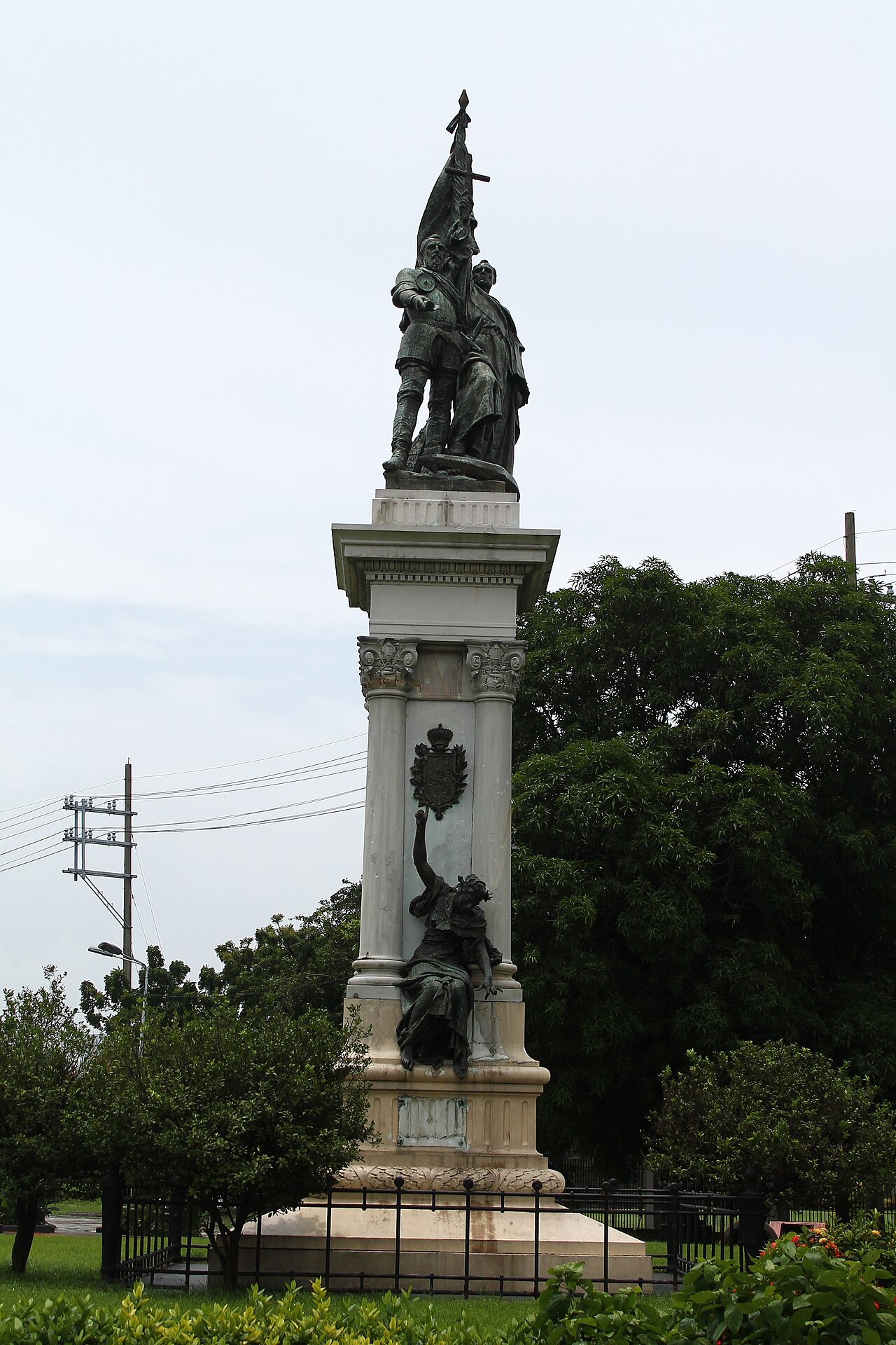 Legazpi–Urdaneta Monument by Agustí Querol Subirats