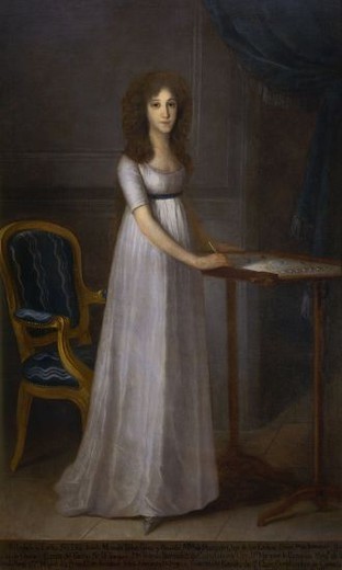 Portrait of Josefa Manuela Téllez-Girón, Marquis de Marguini by Agustín Esteve