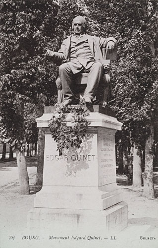 Monument à Edgar Quinet by Aimé Millet