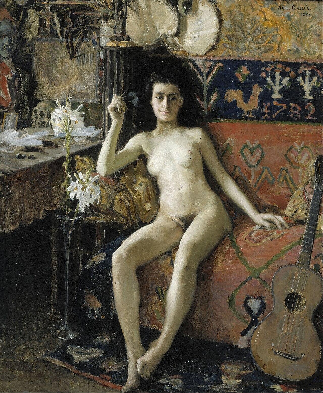 Démasquée by Akseli Gallen-Kallela