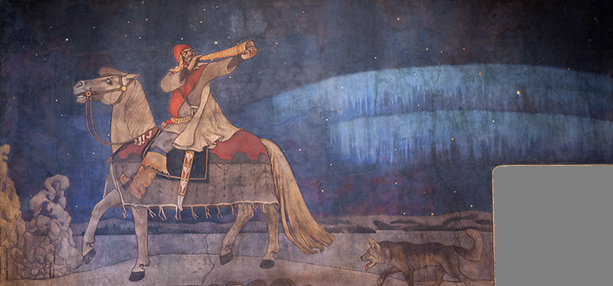 Kullervo Rides to War by Akseli Gallen-Kallela