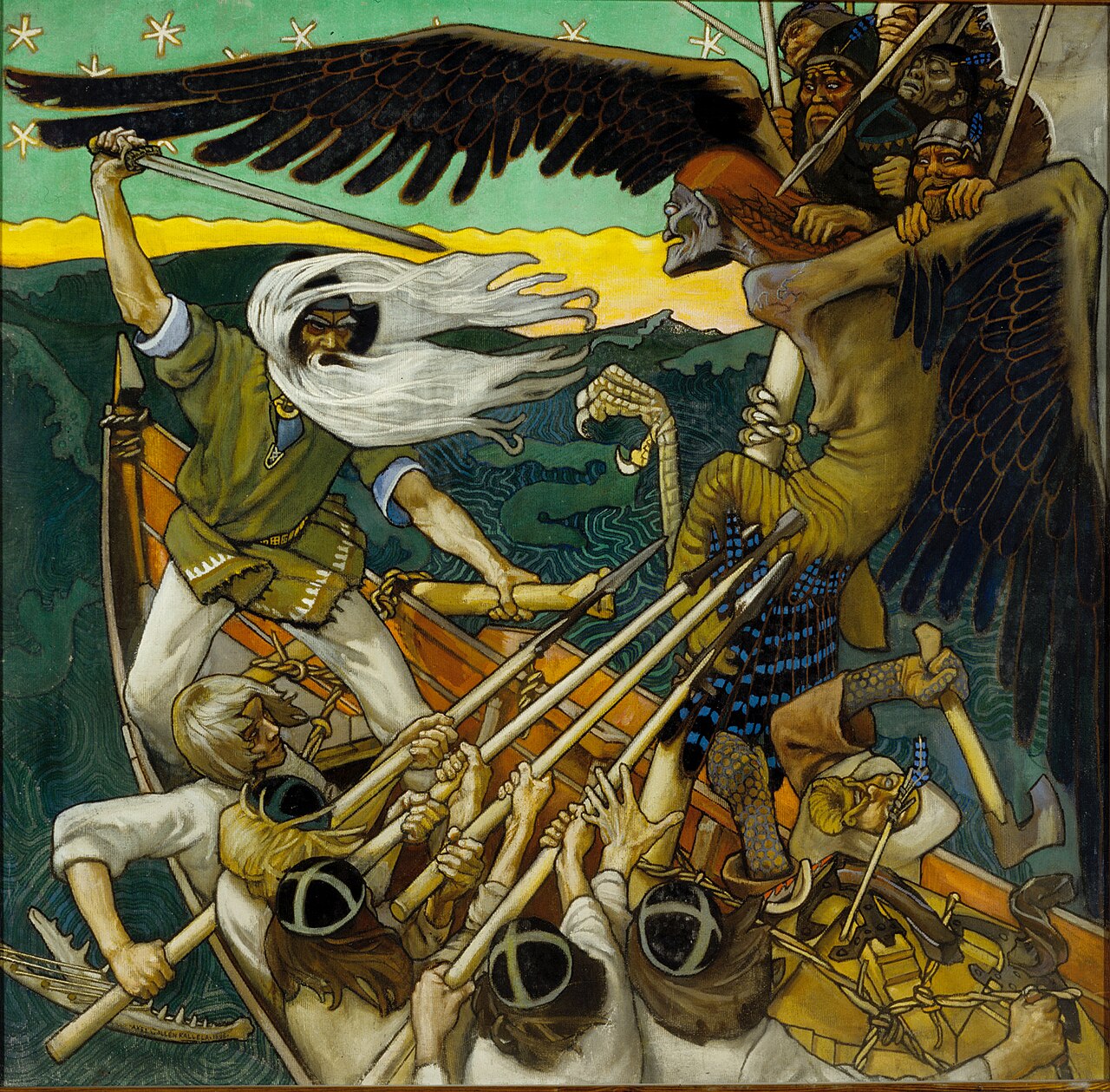 The Defense of the Sampo by Akseli Gallen-Kallela