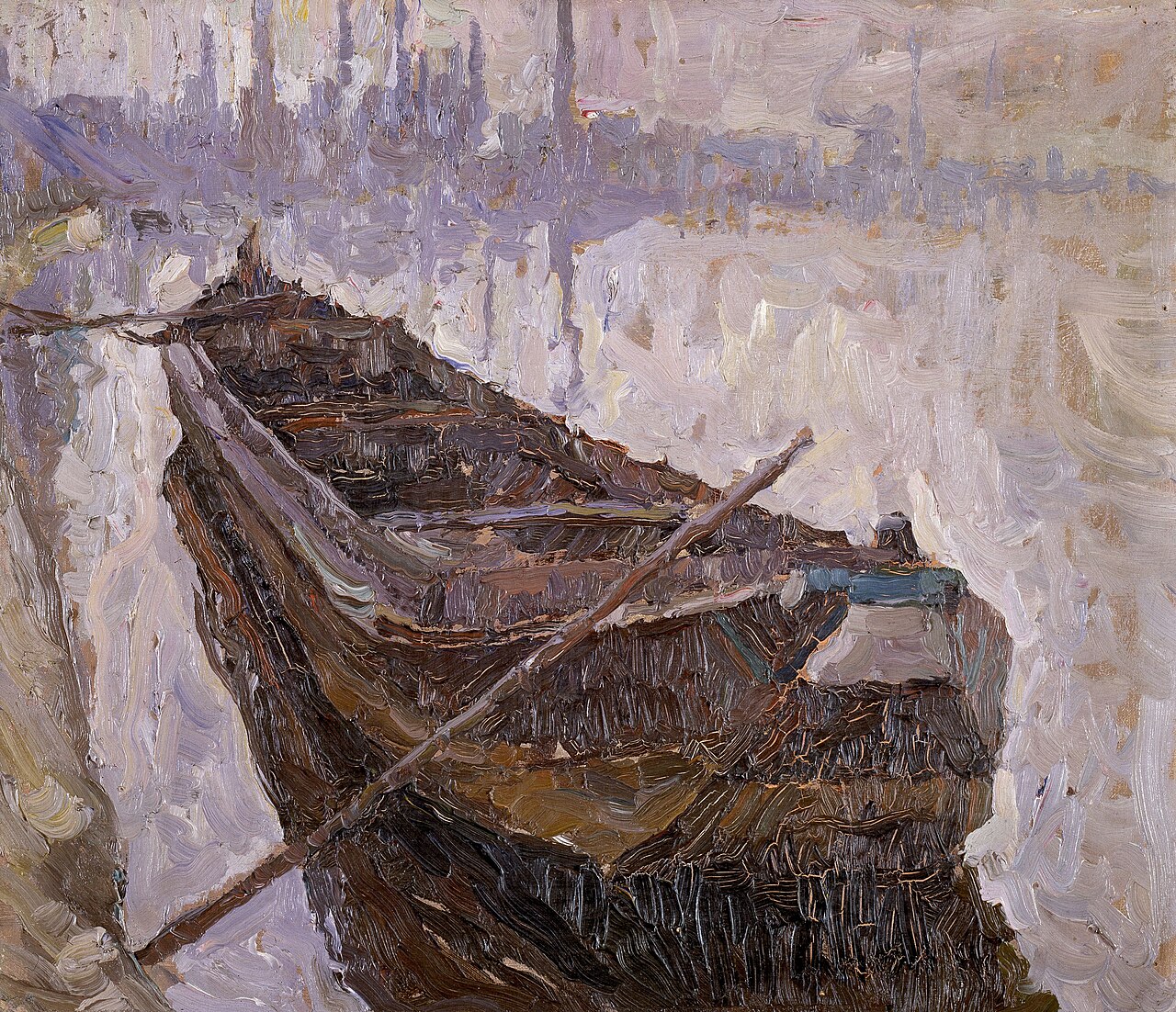 Mud barge by Albert Baertsoen