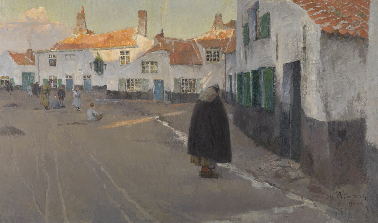 Square in Flanders by Albert Baertsoen