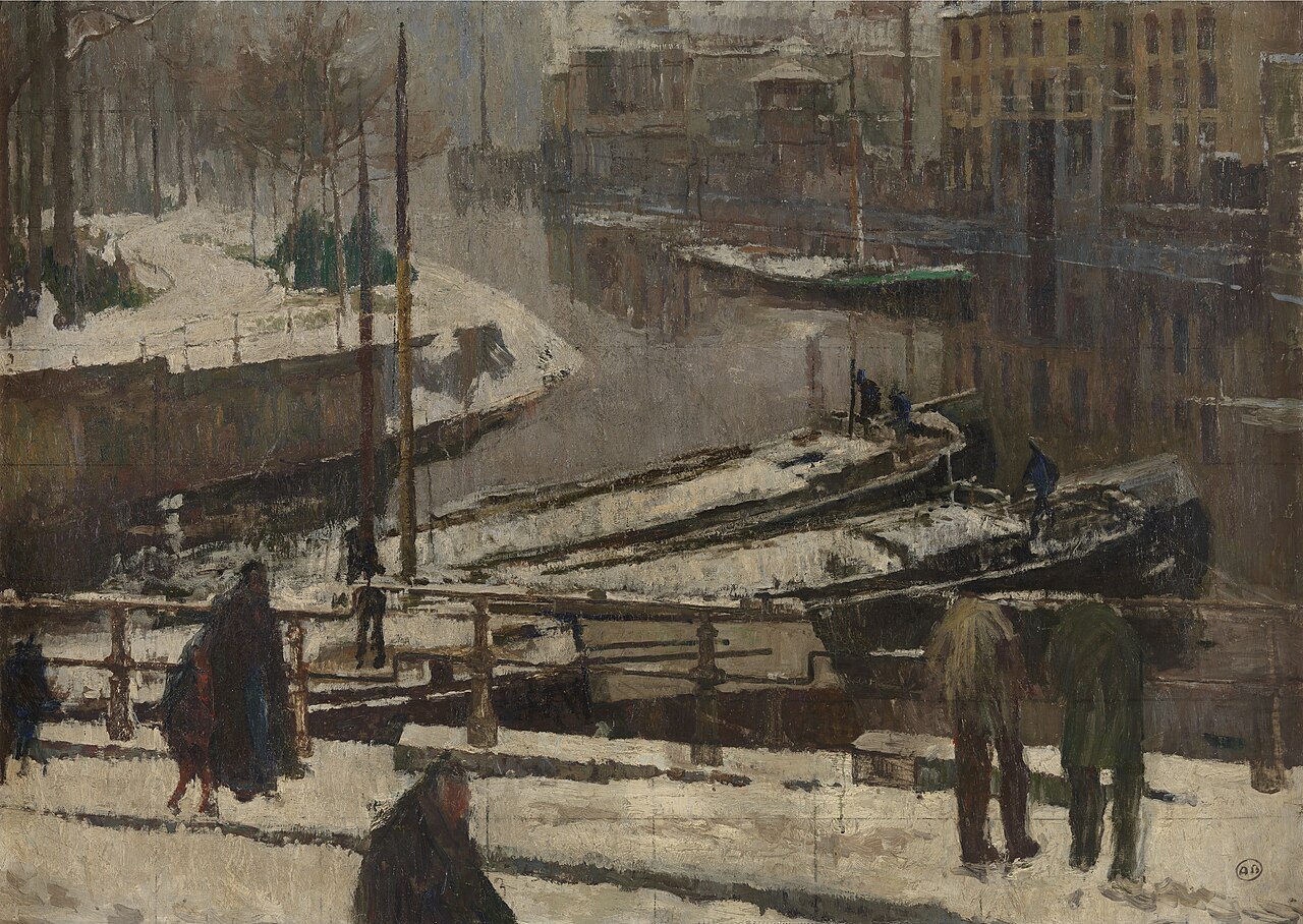 Thaw in Ghent by Albert Baertsoen