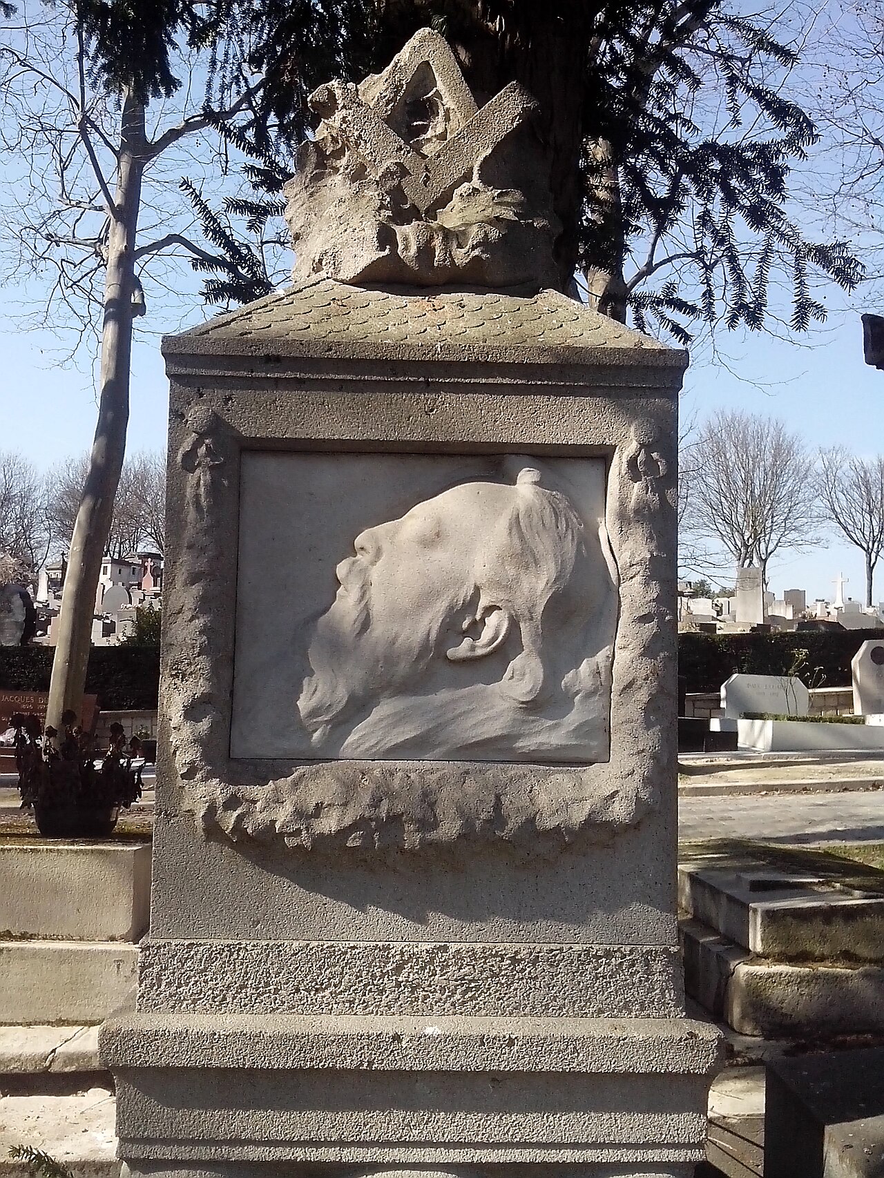 Grave of Malon by Albert Bartholomé