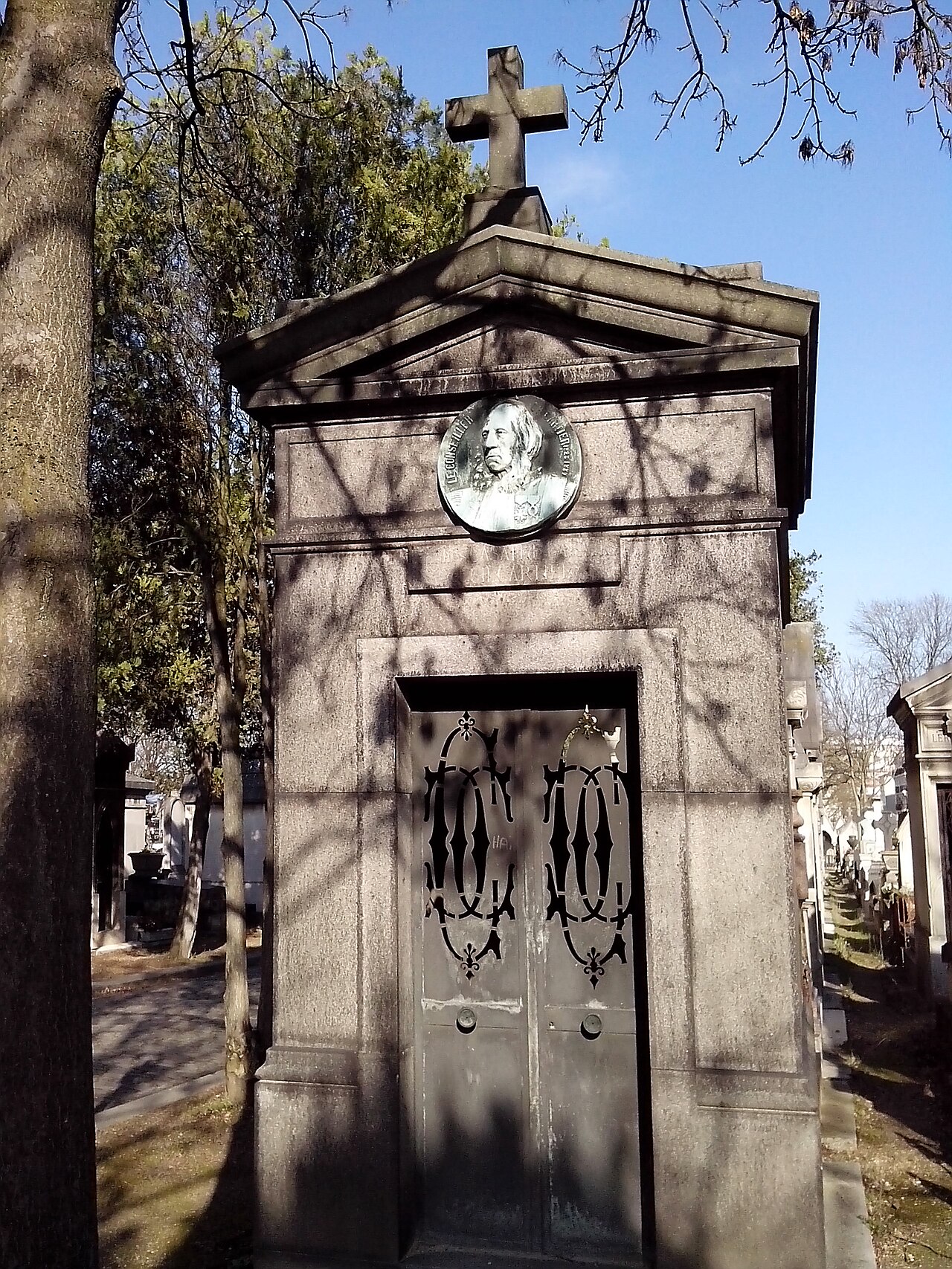 Grave of Cartier by Albert Bettannier