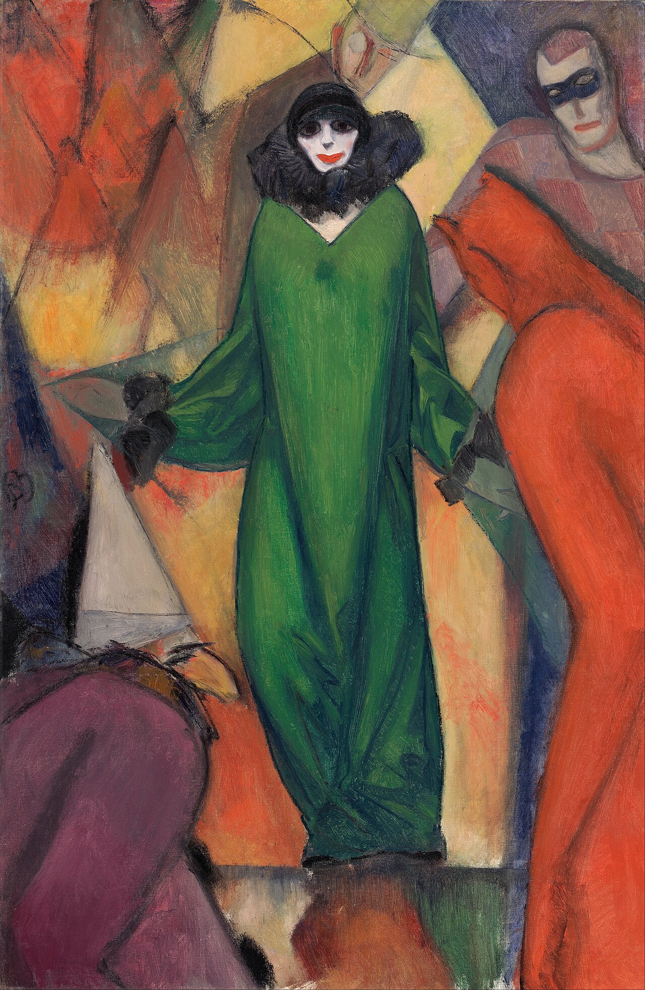 The Green Domino by Albert Bloch