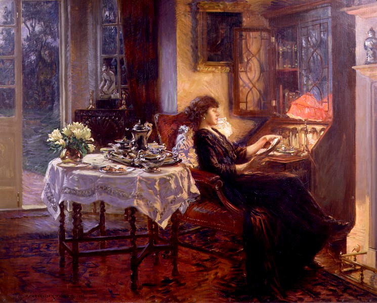 The Quiet Hour by Albert Chevallier Tayler