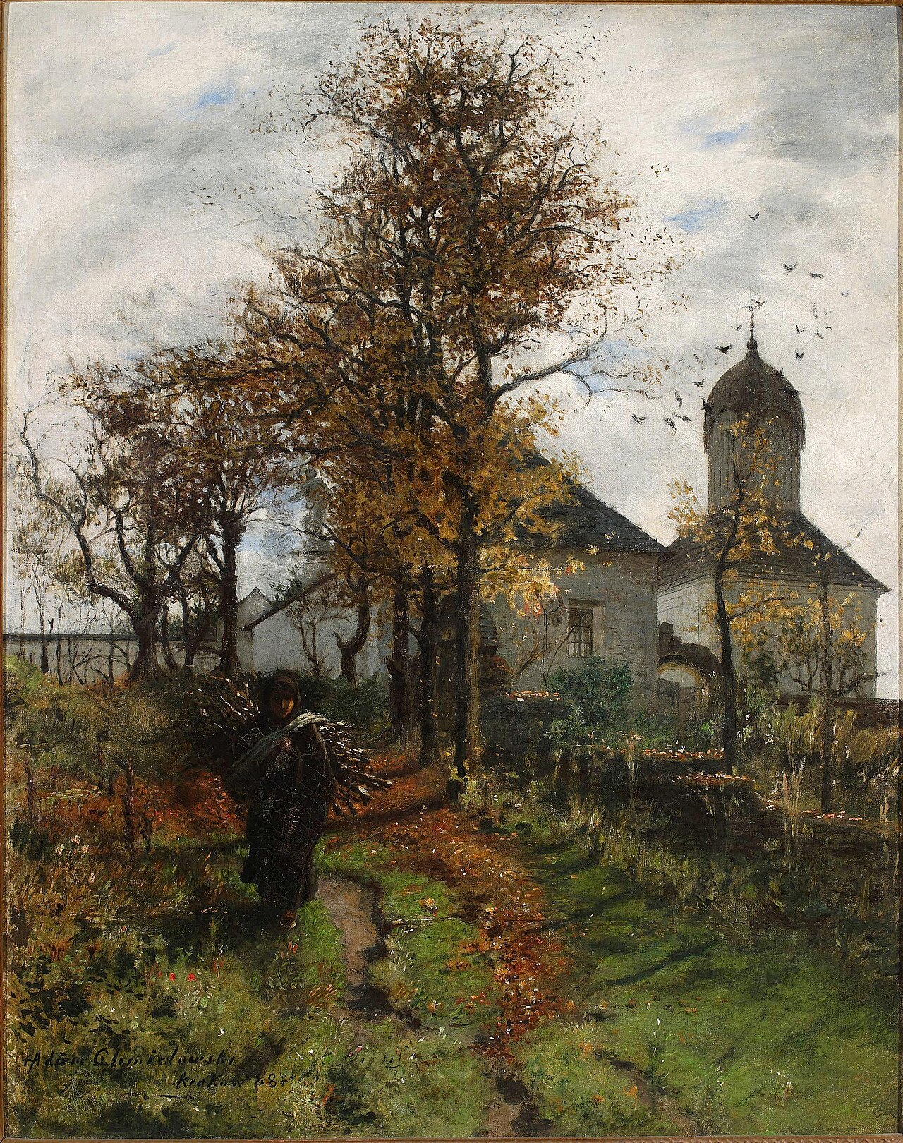Abandoned clergy house. by Albert Chmielowski