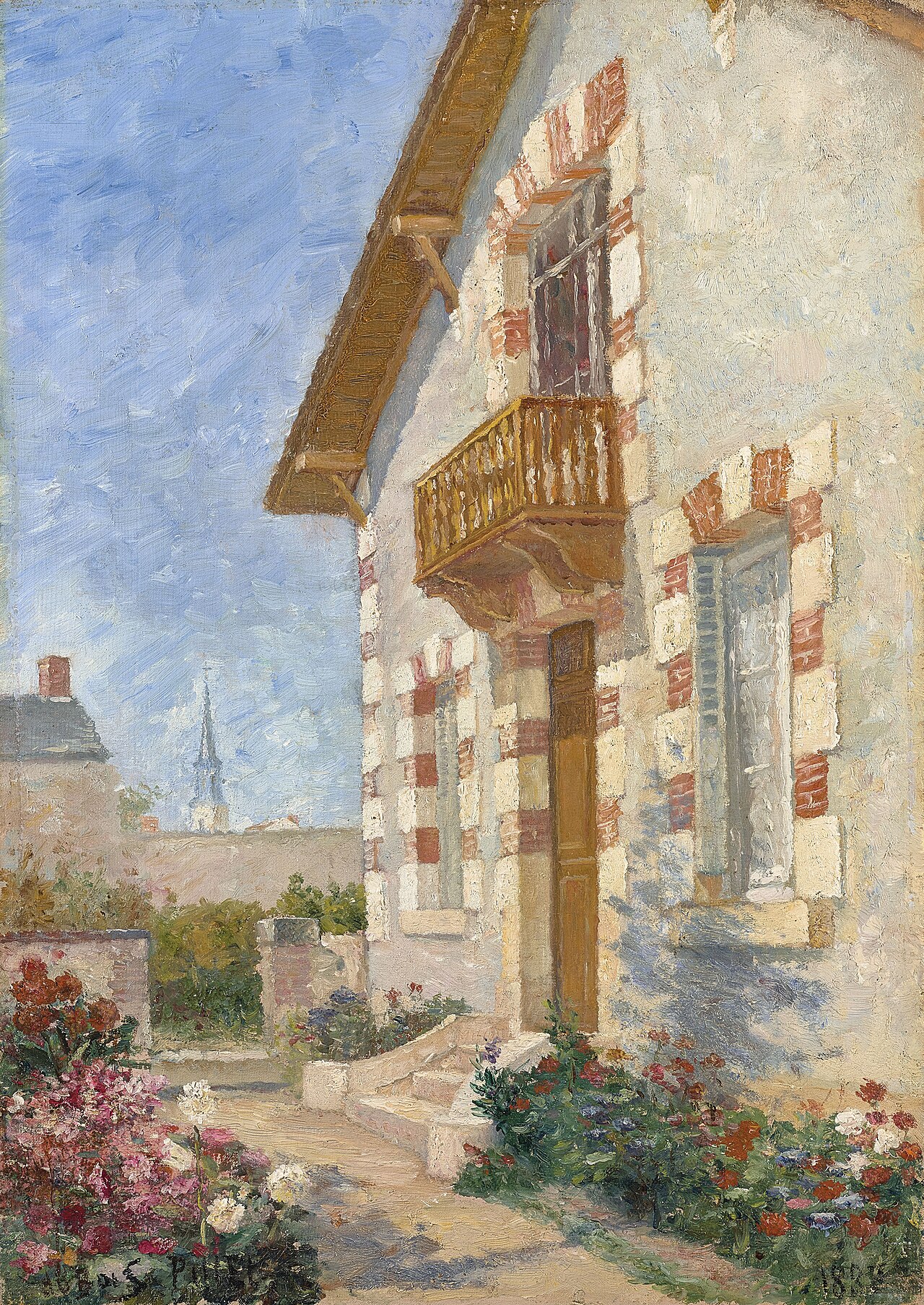 Mr. B. House in Seur by Albert Dubois-Pillet