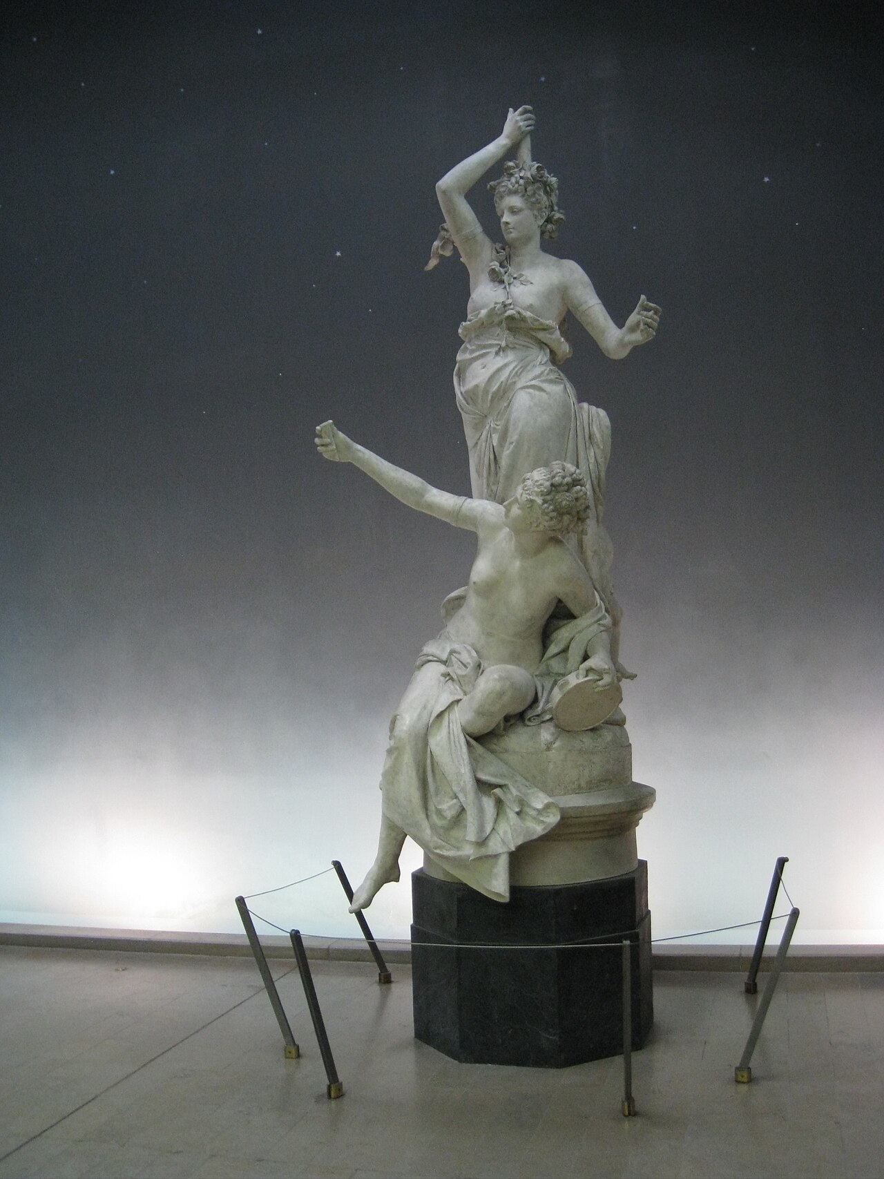 Torchère au tambourin by Albert-Ernest Carrier-Belleuse by Albert-Ernest Carrier-Belleuse