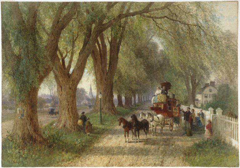 Coaching in New England by Albert Fitch Bellows