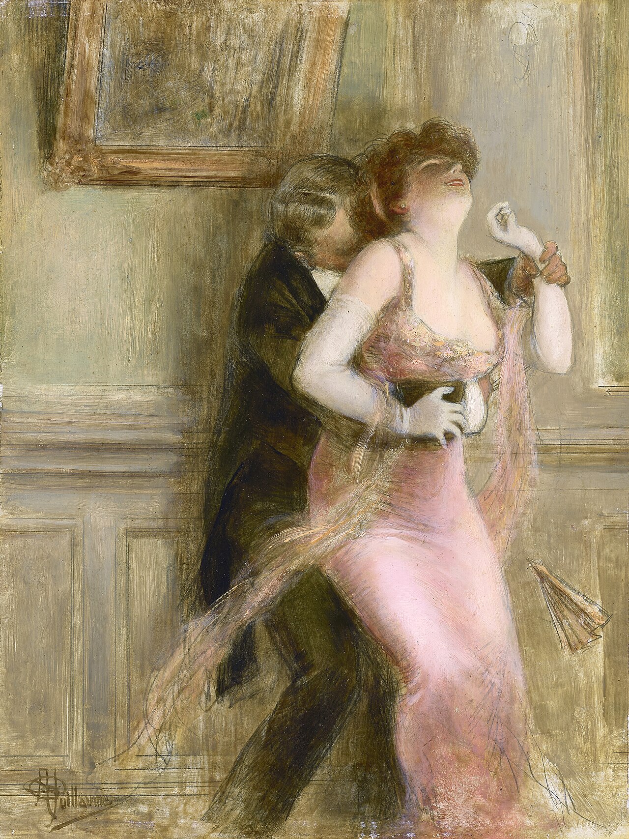 A stolen moment by Albert Guillaume