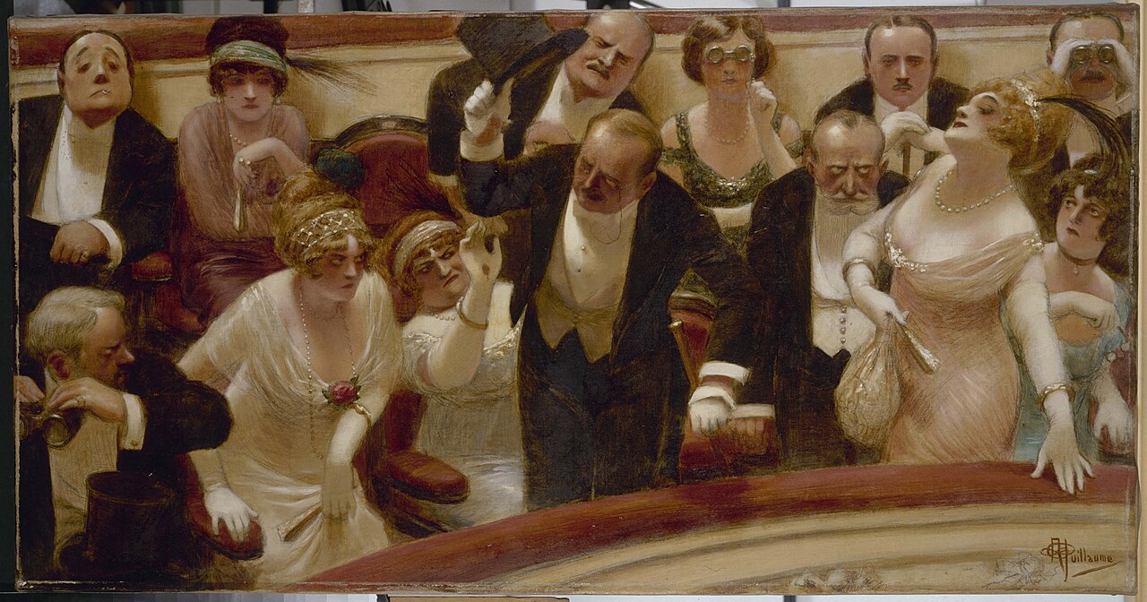 The latecomers by Albert Guillaume