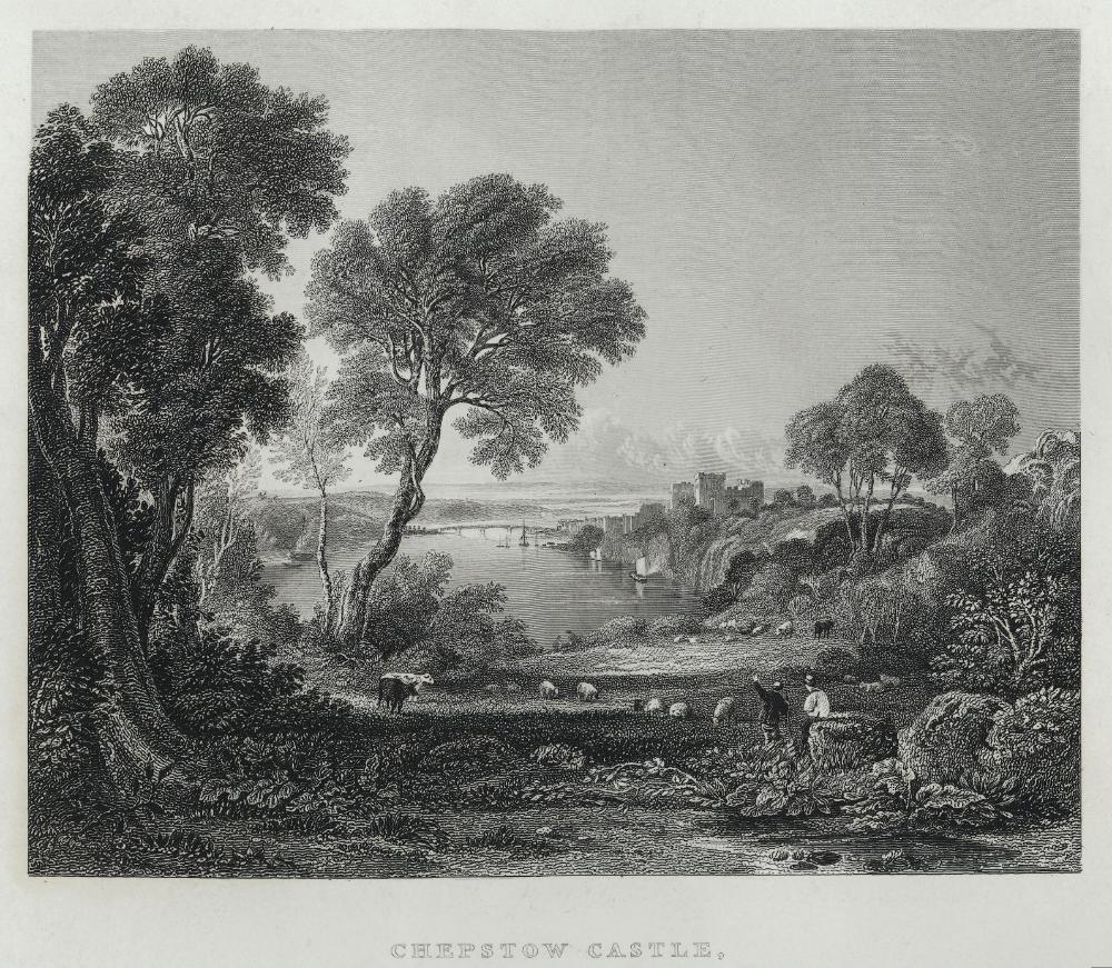 Chepstow Castle, Monmouthshire by Albert Henry Payne