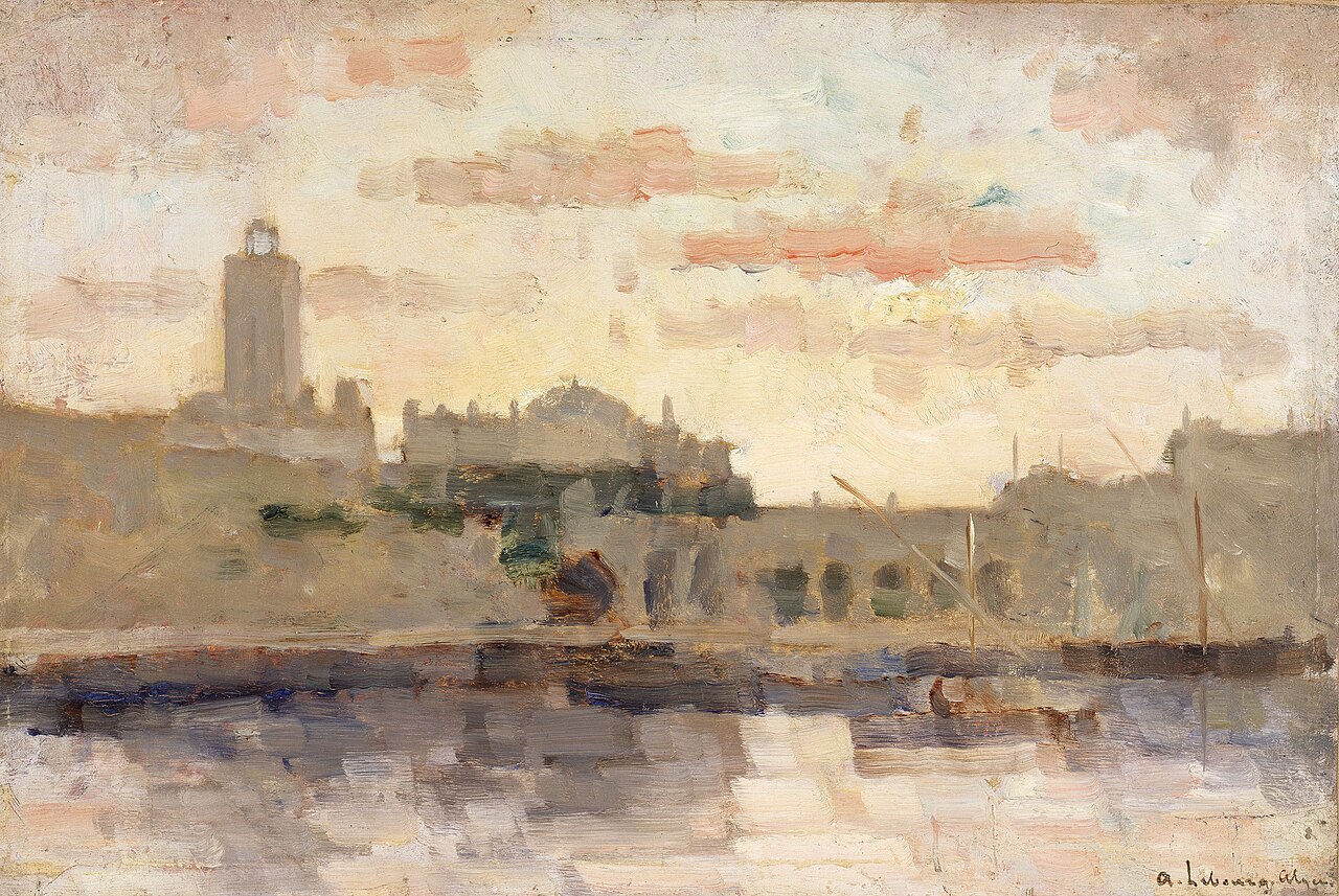 View of Algiers by Albert Lebourg
