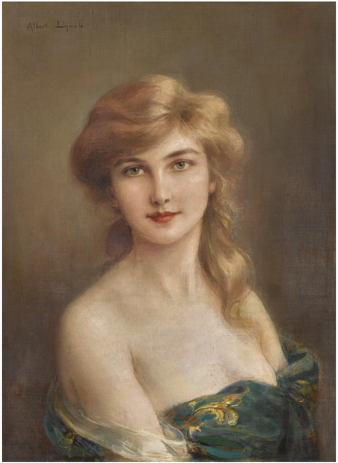 A Young Beauty by Albert Lynch
