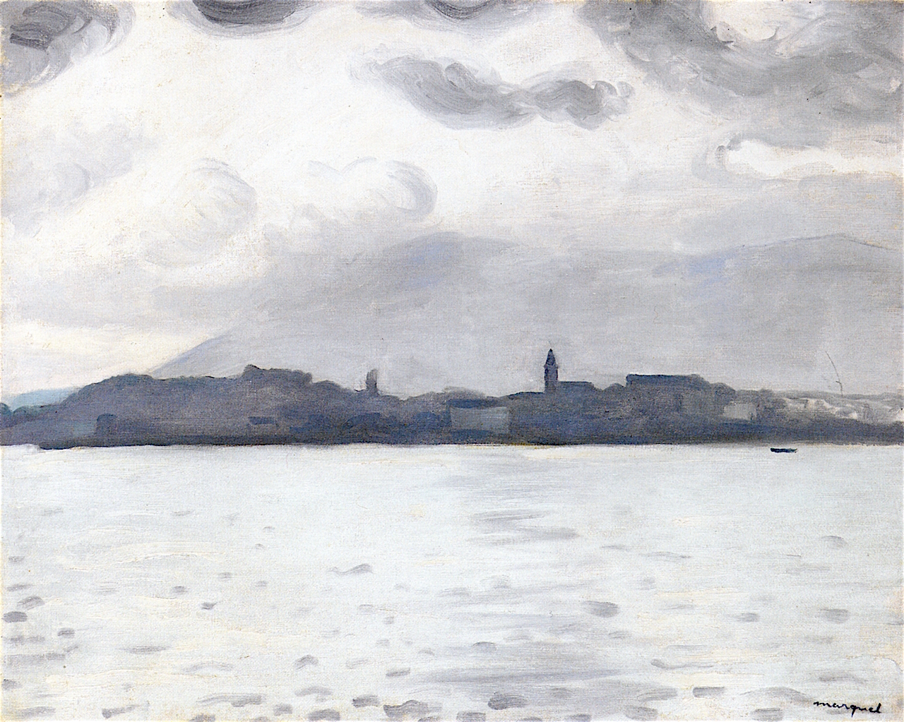 Hondarribia, grey weather by Albert Marquet