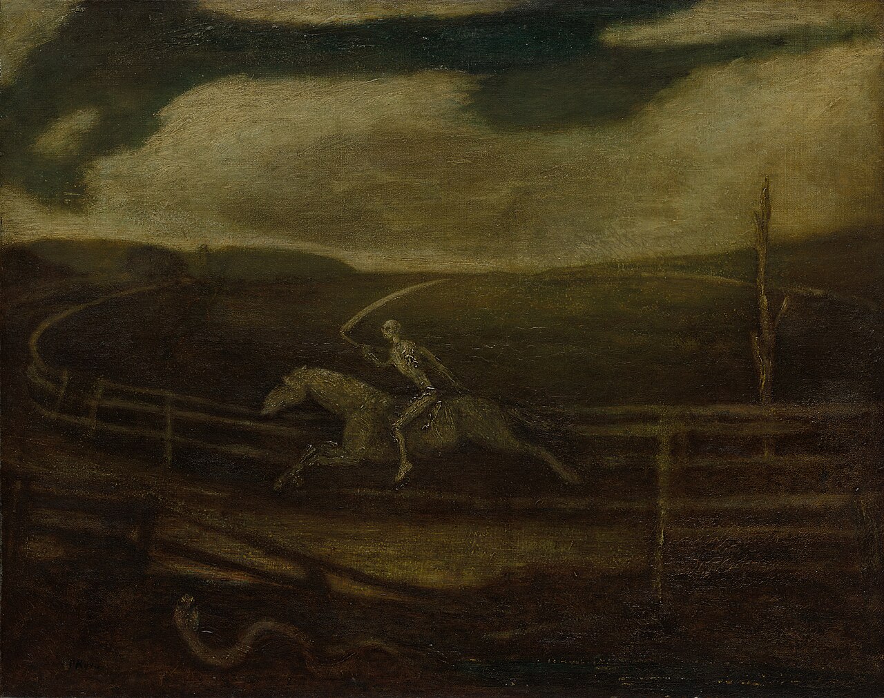 The Race Track (Death on a Pale Horse) by Albert Pinkham Ryder