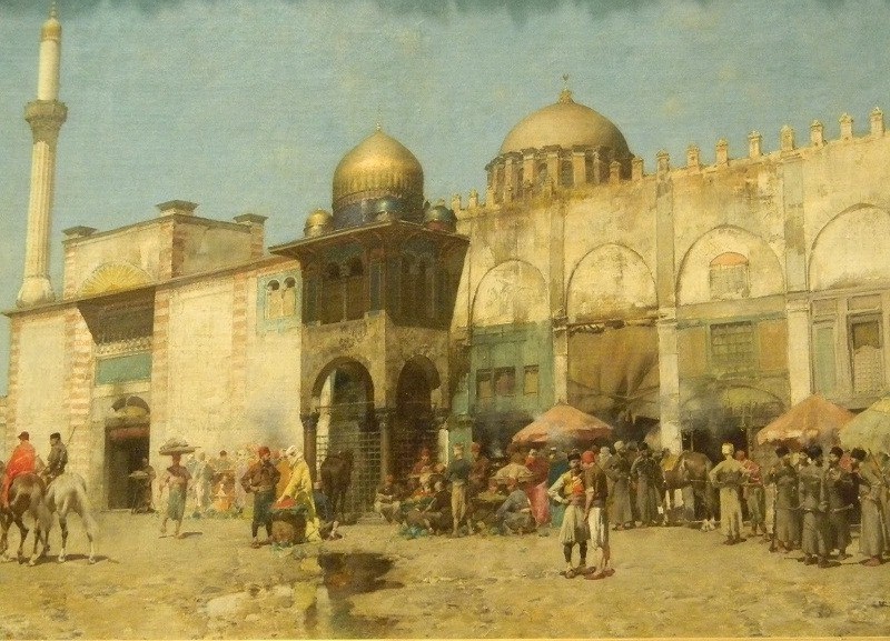 A Mosque by Alberto Pasini