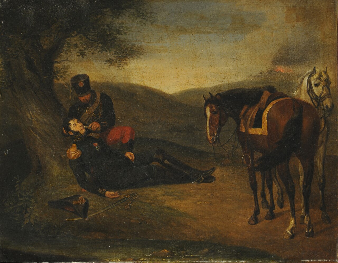 General wounded by Albrecht Adam