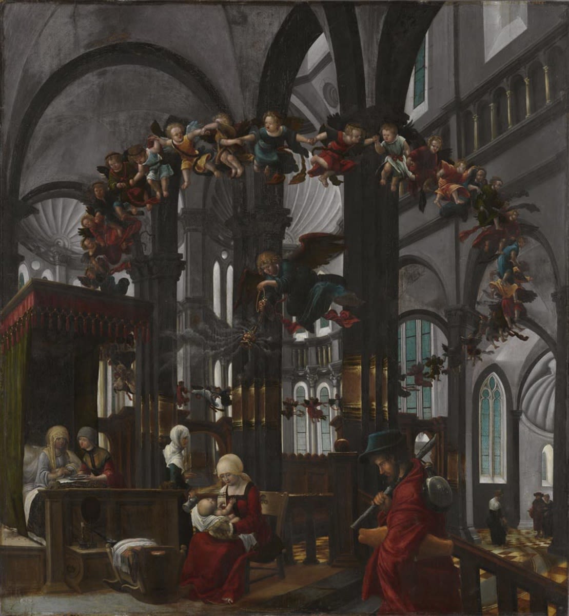 Nativity of the Virgin by Albrecht Altdorfer