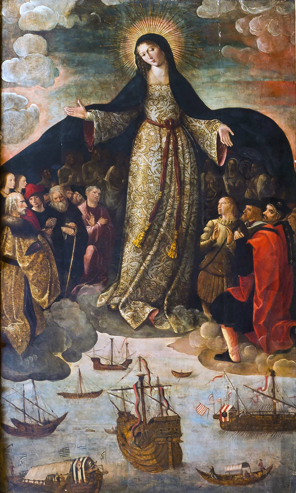The Virgin of the Navigators by Alejo Fernández