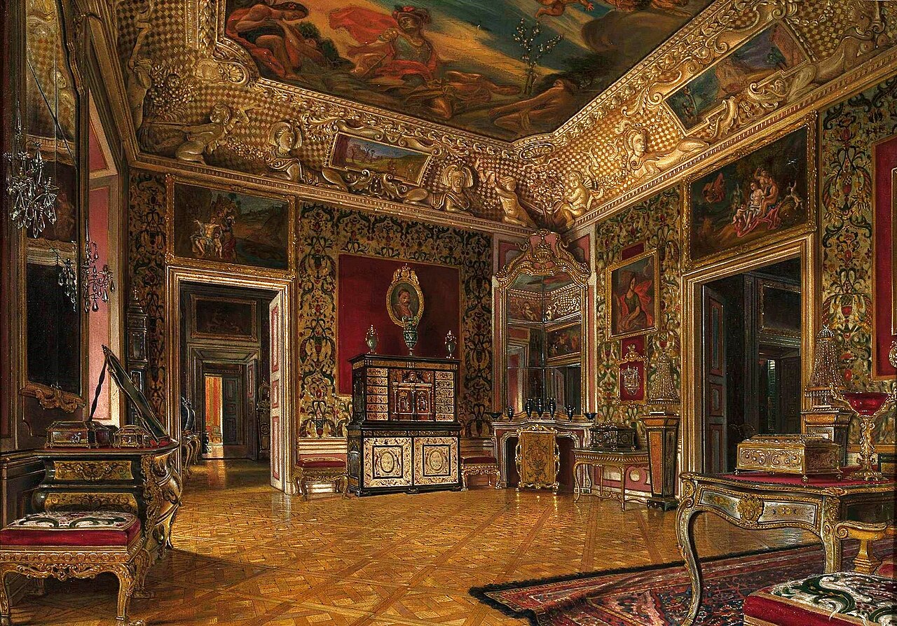 Queen's Bedroom in the Wilanów Palace. by Aleksander Gryglewski