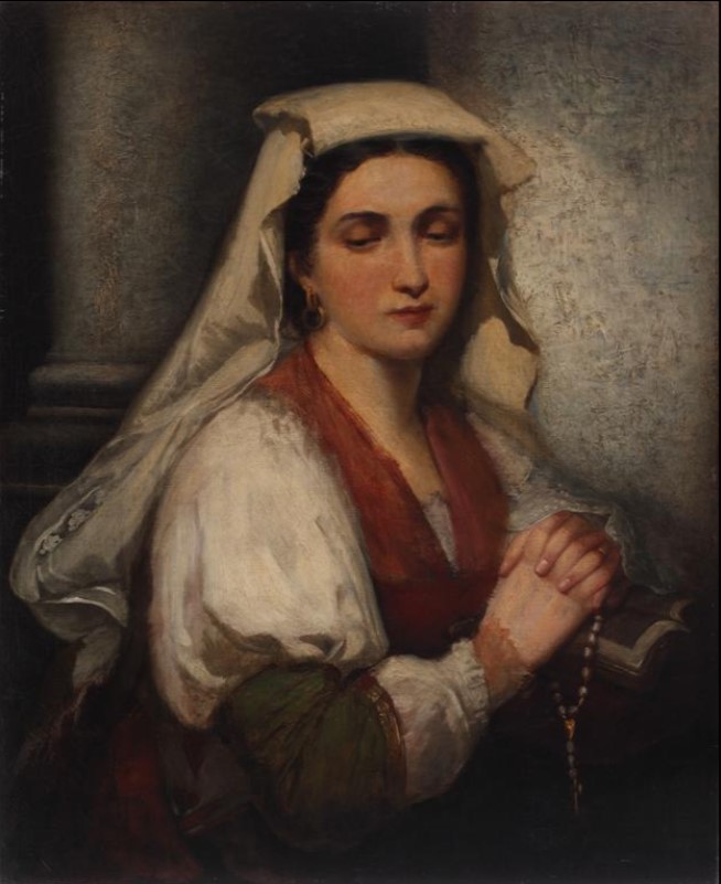 Neapolitan girl by Aleksander Kotsis