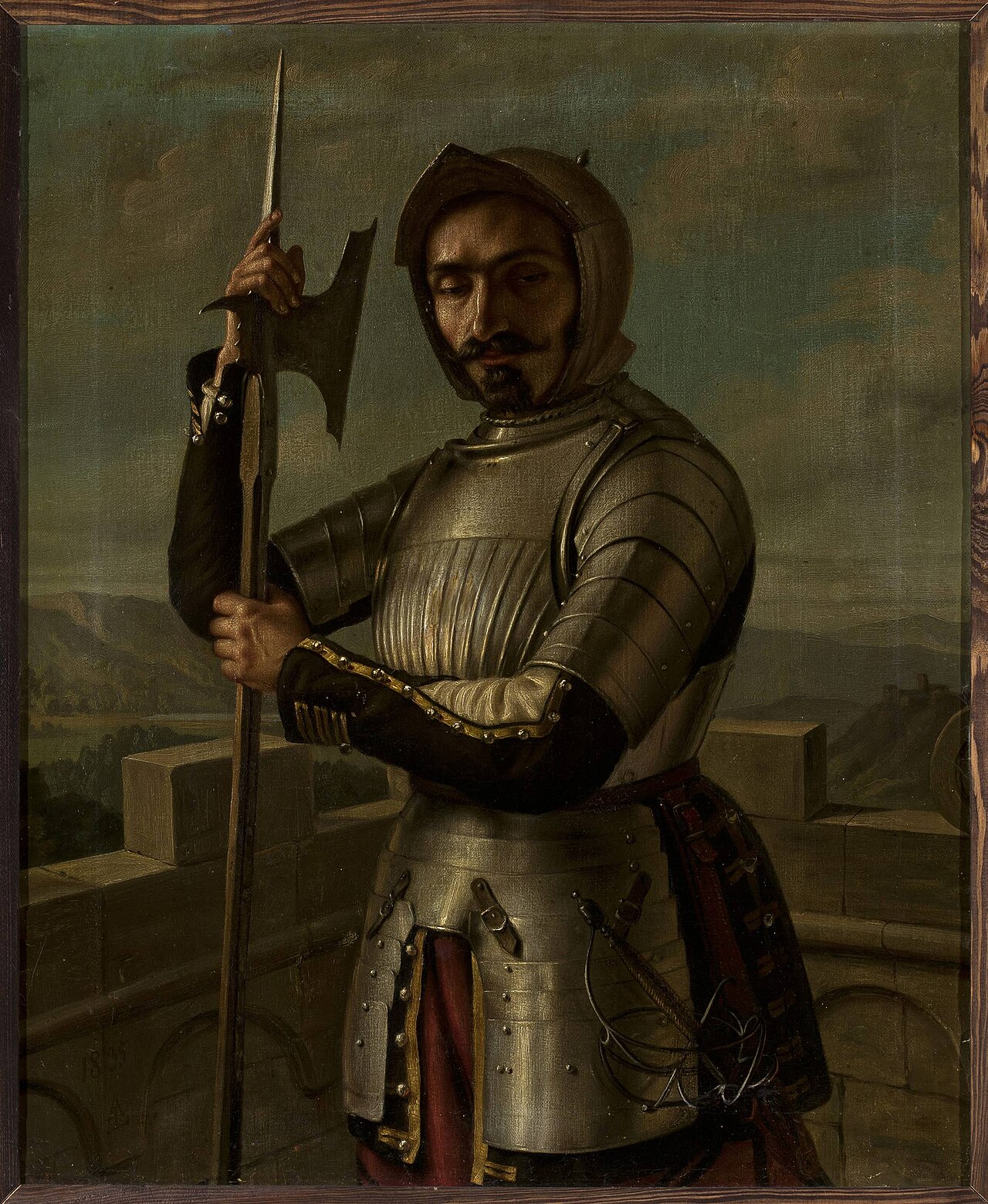 Knight in armour by Aleksander Lesser