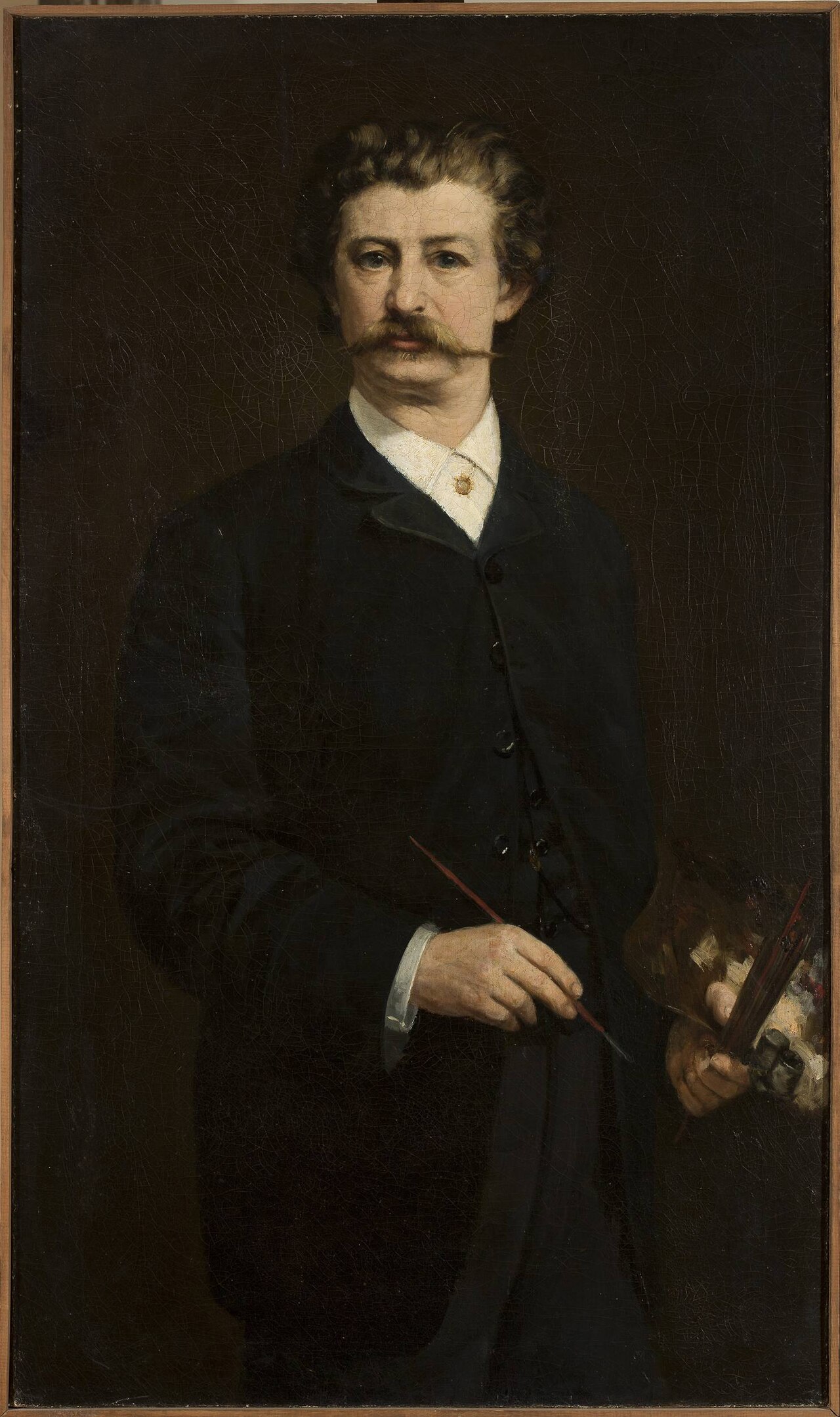 Self portrait by Aleksander Sochaczewski
