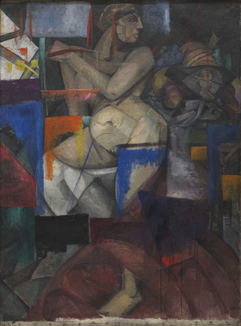 Cubist Nude by Aleksandra Ekster