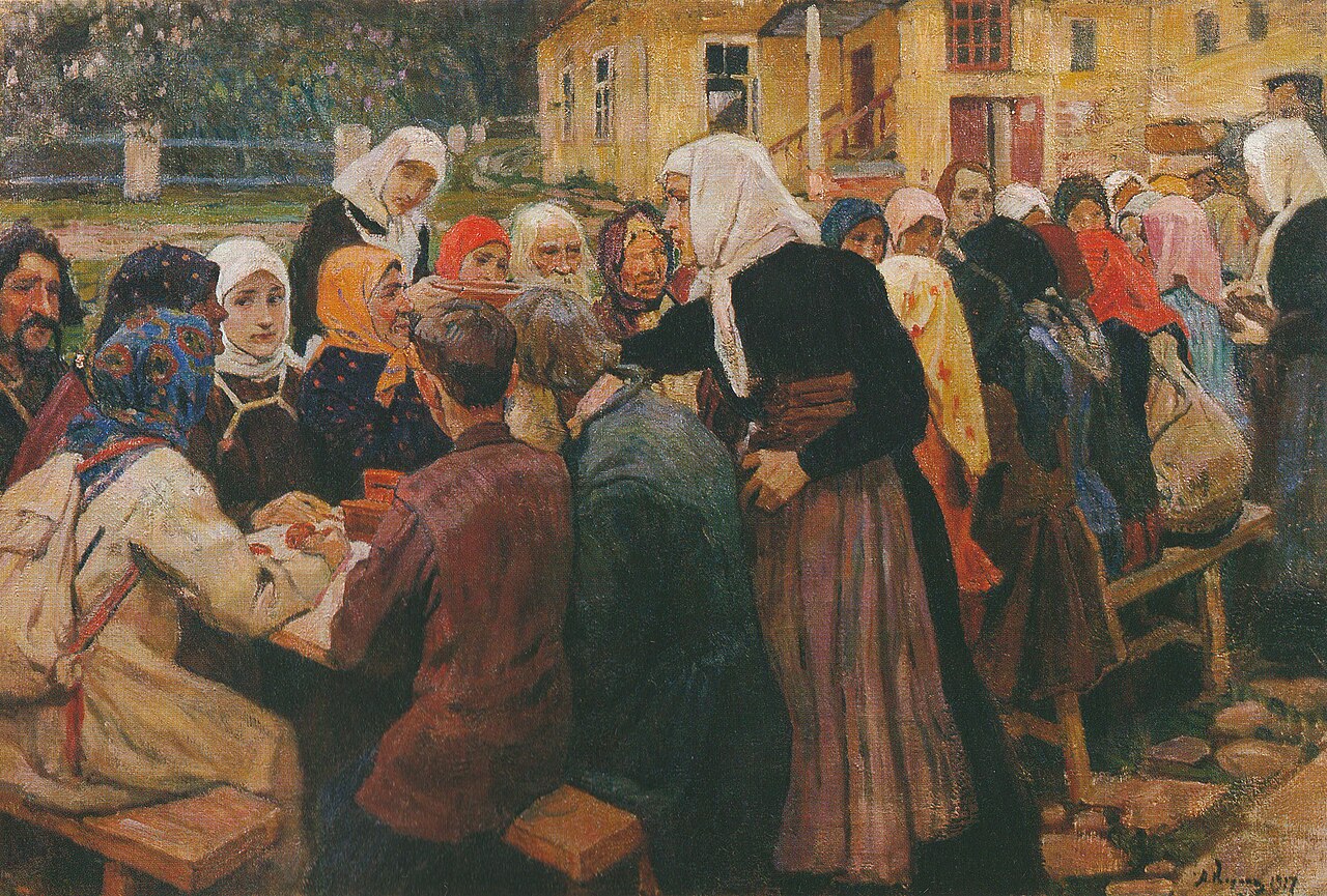 Meal by Aleksey Mikhaĭlovich Korin