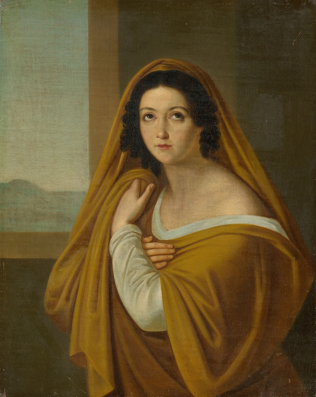 Princess Avdotya Golitsyna as a Vestal Virgin by Aleksey Yegorov