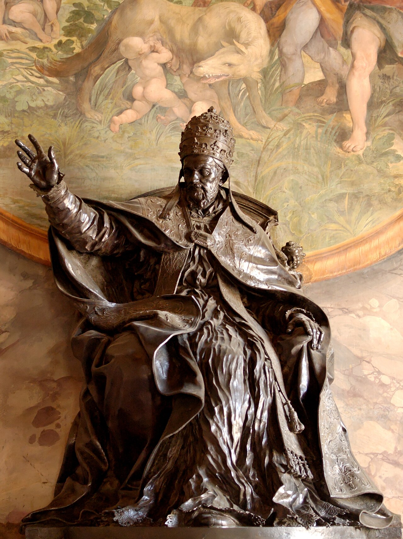 Statue of Innocent X by Alessandro Algardi