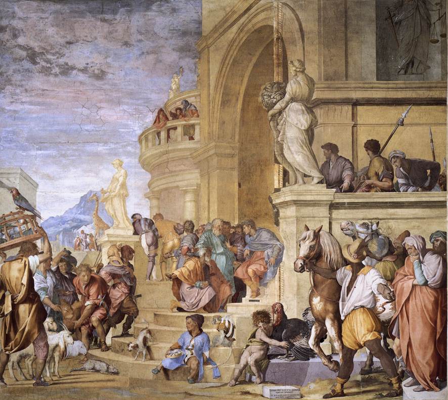 Triumph of Caesar by Alessandro Allori