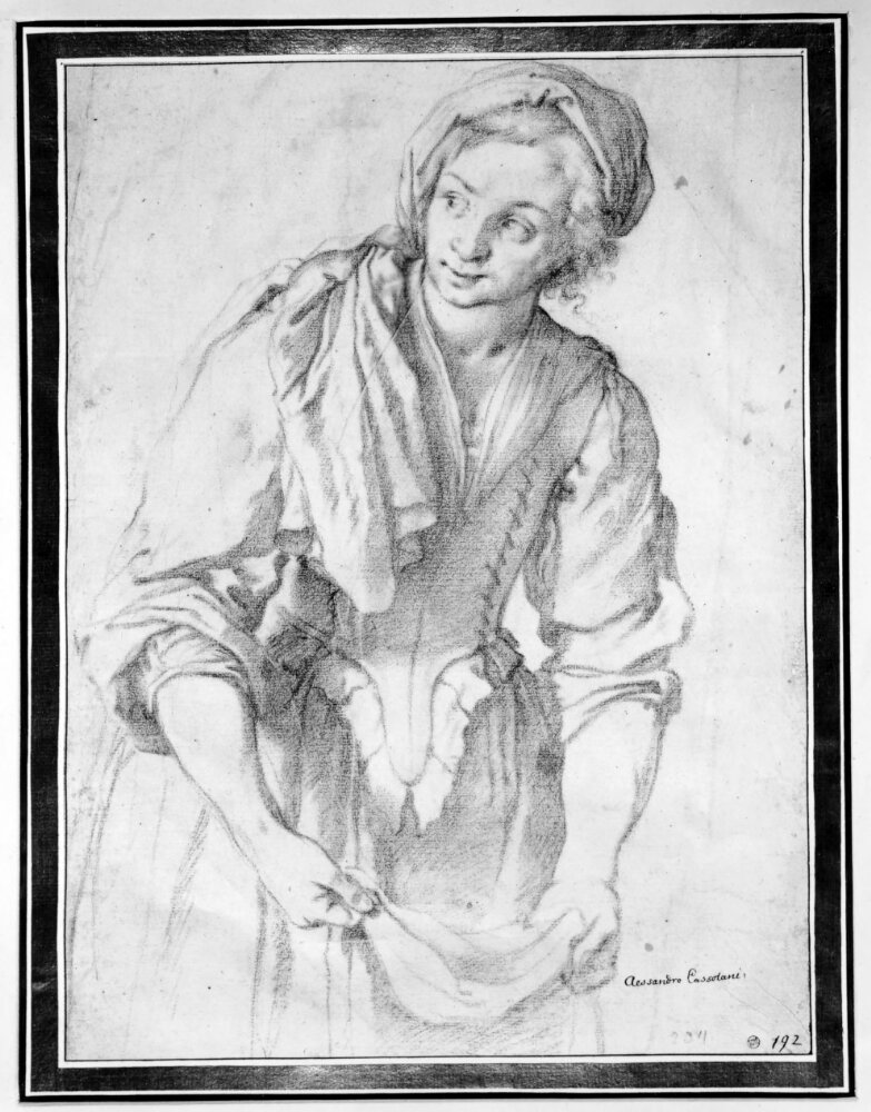 Female servant by Alessandro Casolani