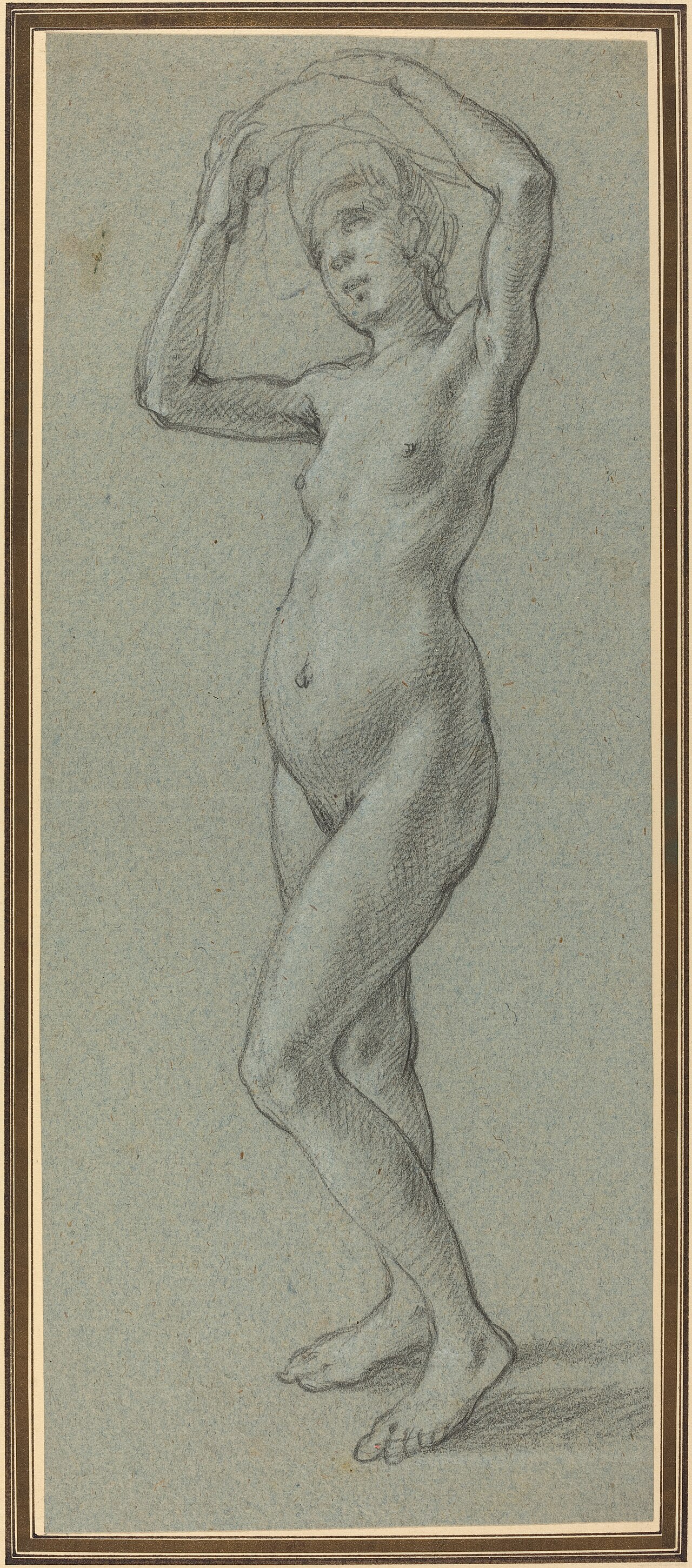 Study of a Female Nude by Alessandro Casolani