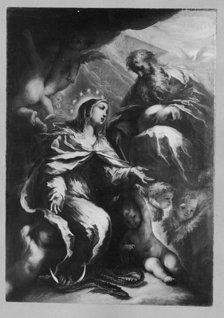 St. Mary as "Immaculata" before God by Alessandro Gherardini