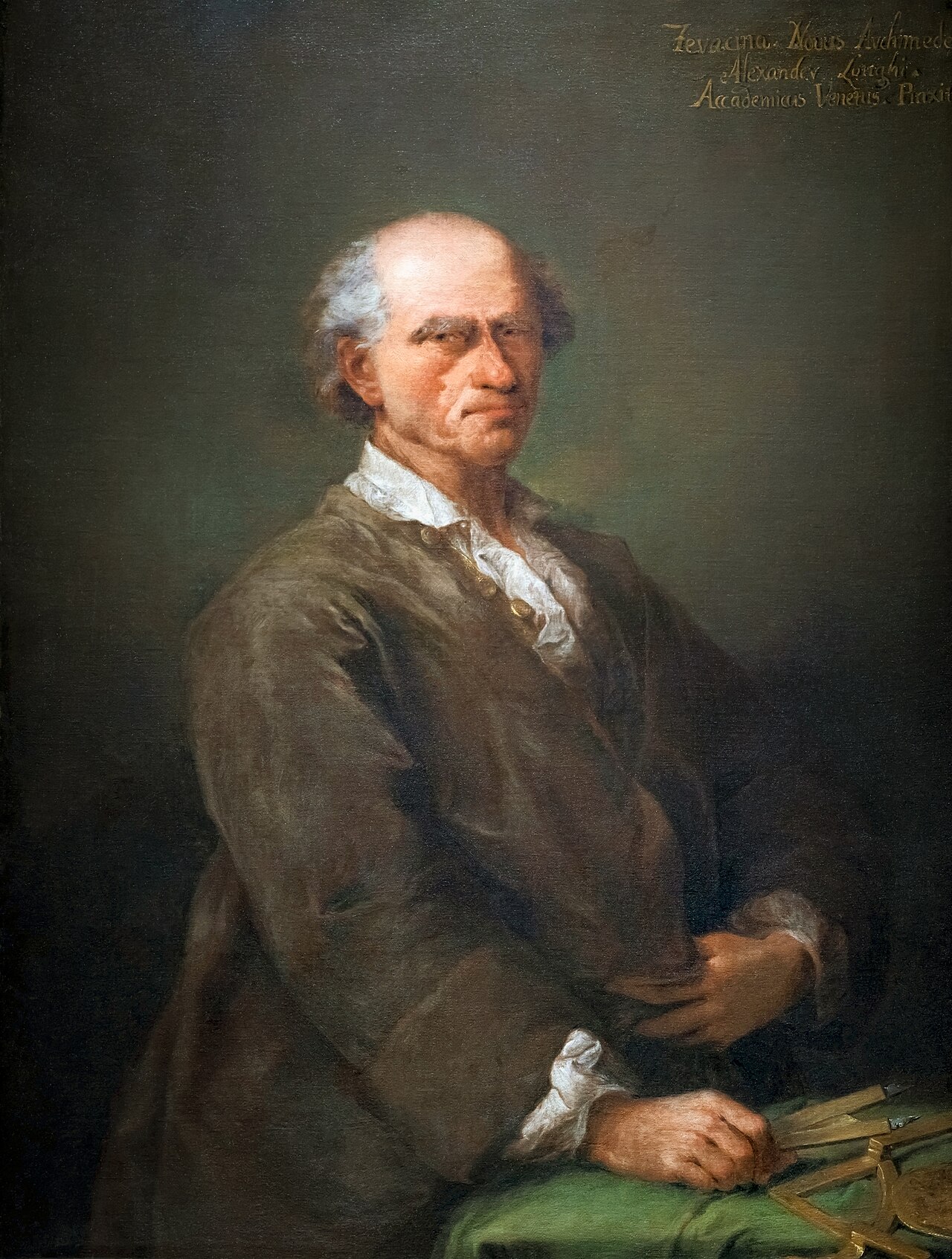 Portrait of Bartolomeo Ferracina by Alessandro Longhi