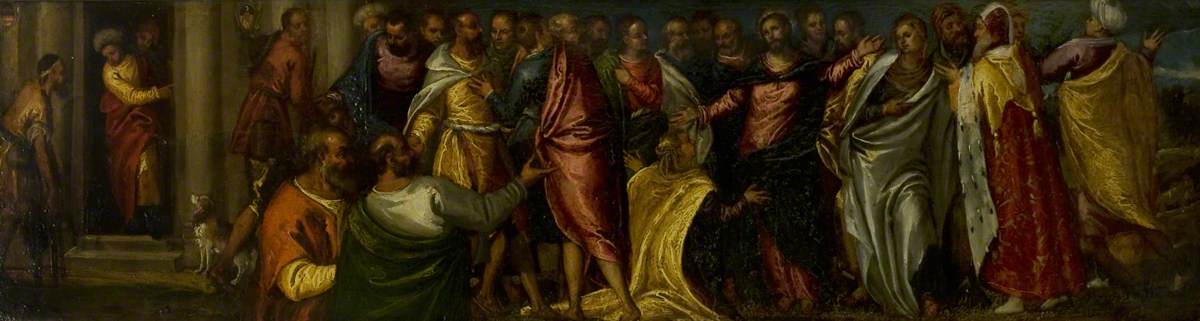 Christ Healing the Woman with an Issue of Blood by Alessandro Maganza