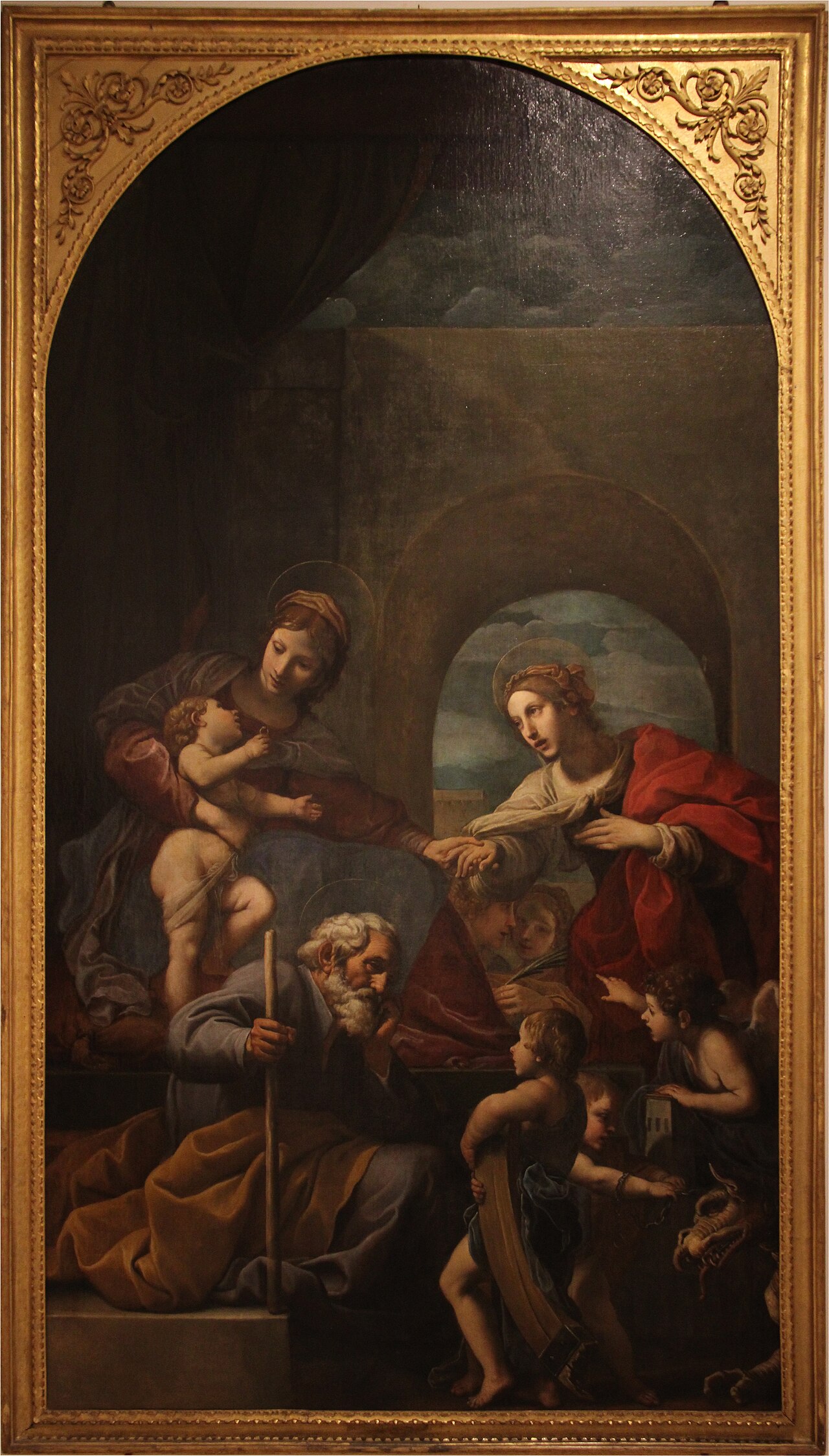Mystical marriage of Saint Catherine by Alessandro Tiarini