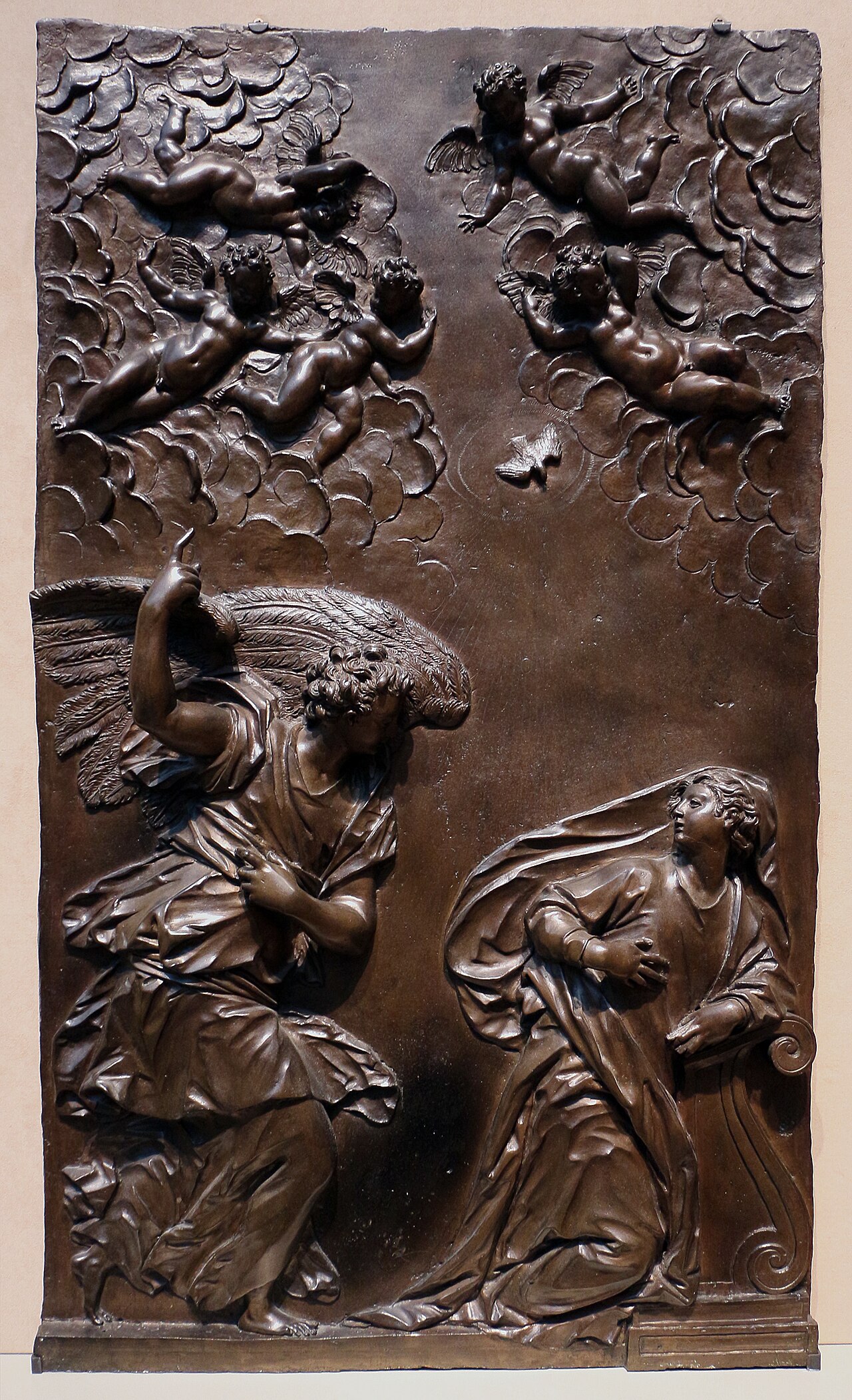 Annunciation by Alessandro Vittoria