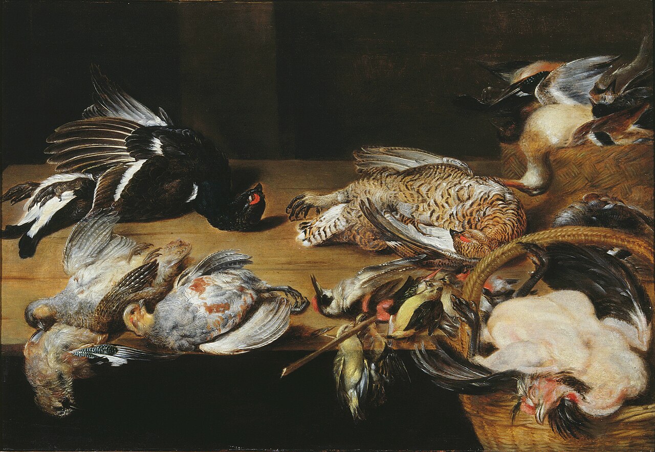 Still life with dead birds by Alexander Adriaenssen
