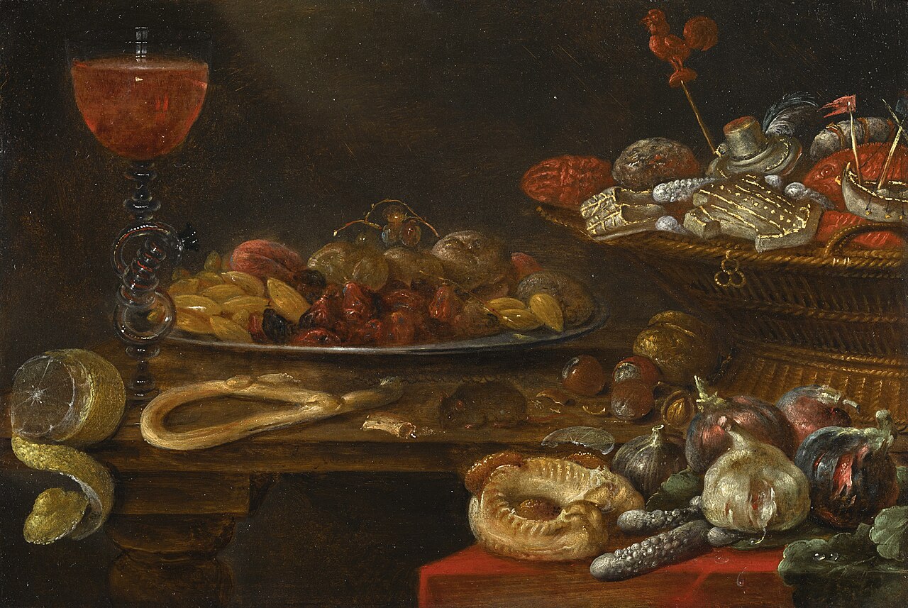 Still life with sweetmeats by Alexander Adriaenssen