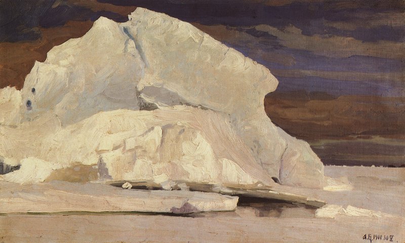 Iceberg in the Kara Sea by Alexander Alexeyevich Borisov