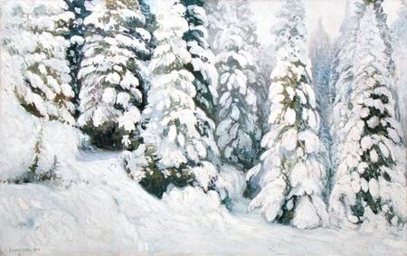 Winter Tale by Alexander Alexeyevich Borisov
