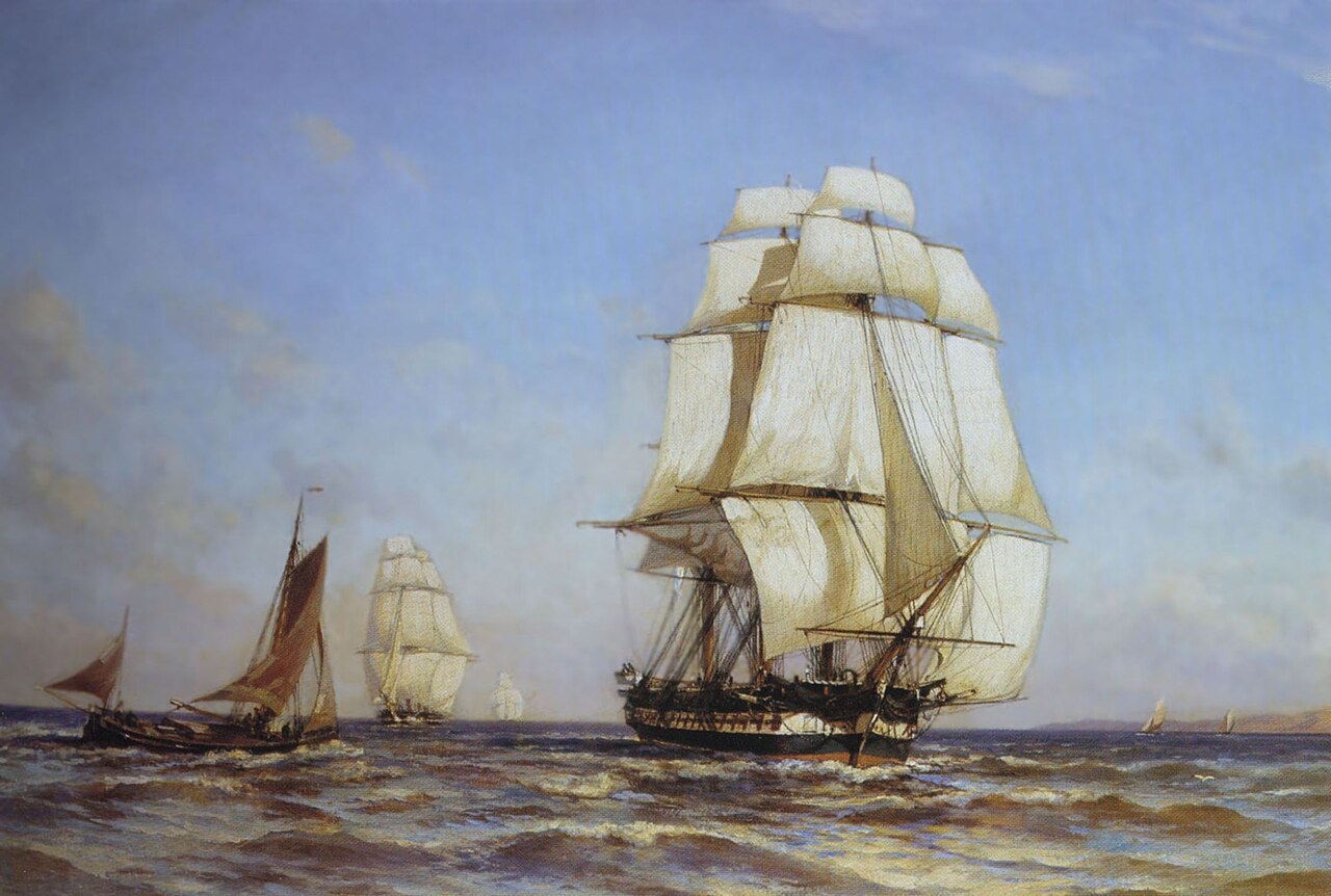Frigate „Mercury“ by Alexander Beggrov